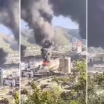 Video: Fire erupts at Russia’s Tuapse refinery after Ukraine drone attack, nearby buildings evacuated