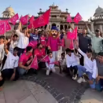 Rajasthan Royals mascot Moochu Singh interacts with kids and families at Albert Hall in Jaipur | Jaipur News