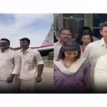 Varalaxmi Sarathkumar visits Tirumala Temple with father Sarathkumar, offers prayers |