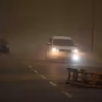 Duststorm brings mercury down; disrupts vehicular traffic | Prayagraj News